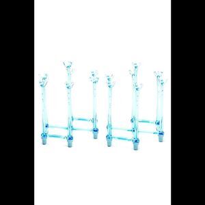 cella Collapsible Dish & Cup Drying Racks Blue Sky